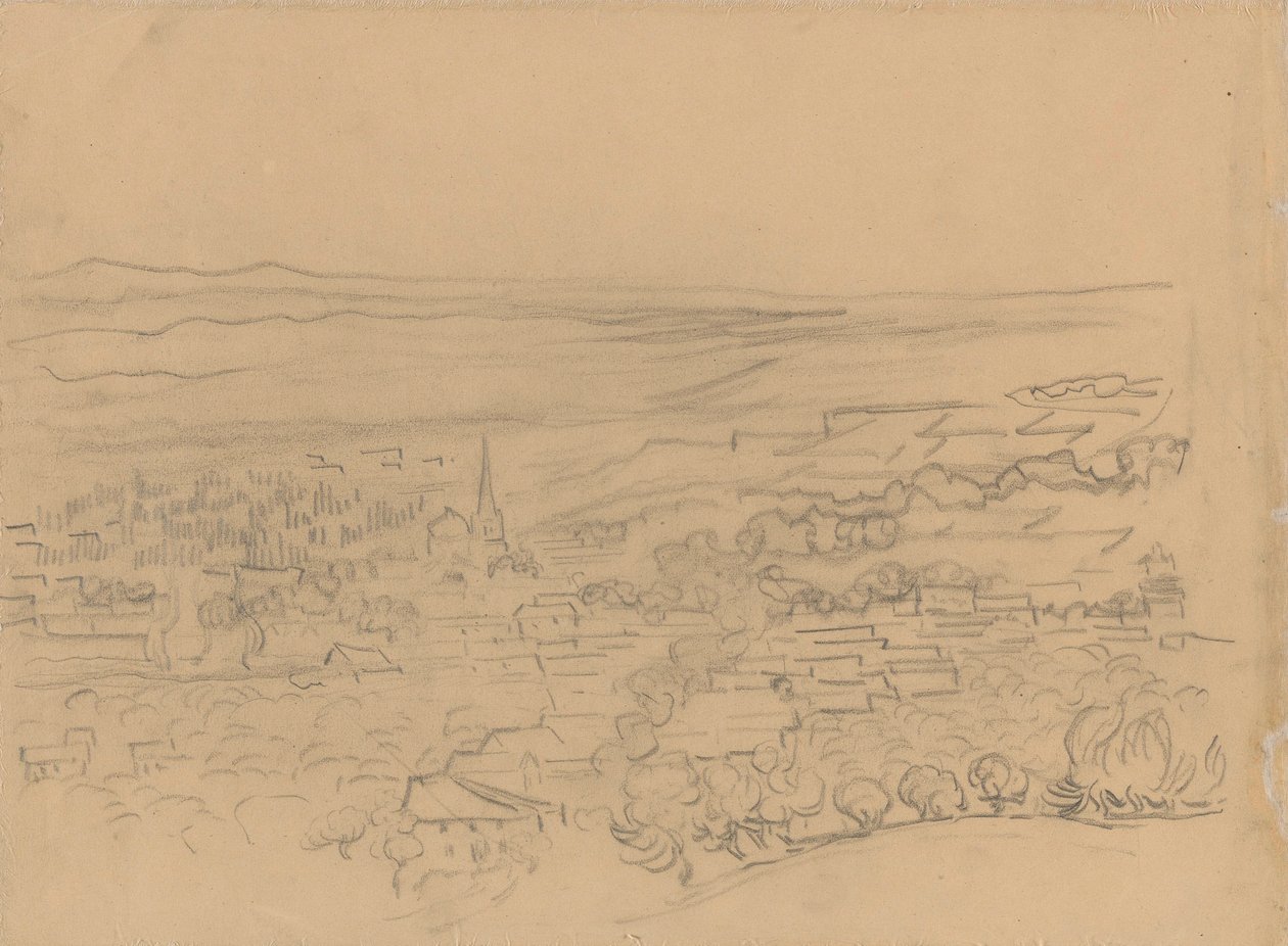 Köyün Kuş Bakışı by Vincent van Gogh