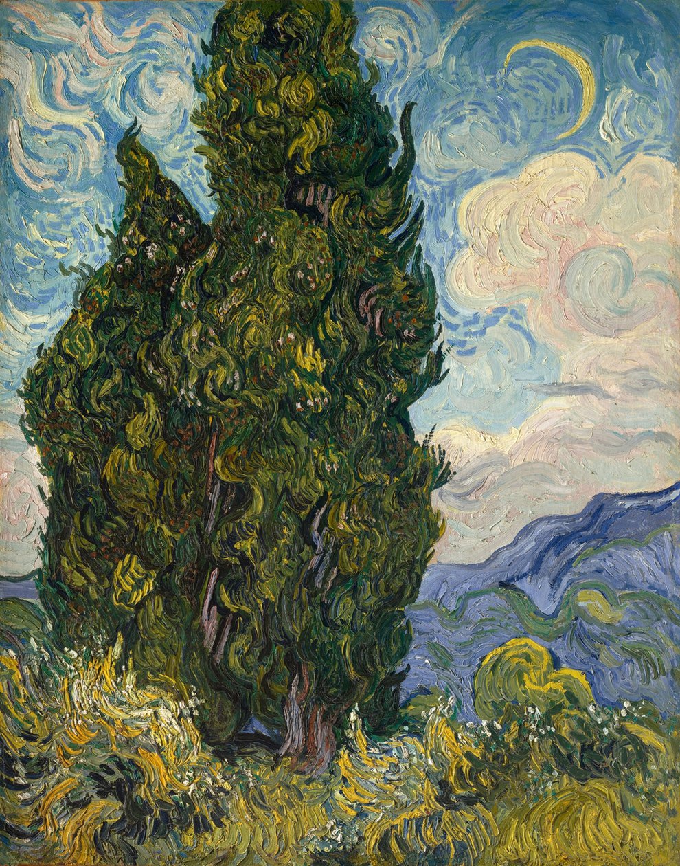 ಸೈಪ್ರೆಸ್ಸ್ಟರ್ಕ್ by Vincent van Gogh