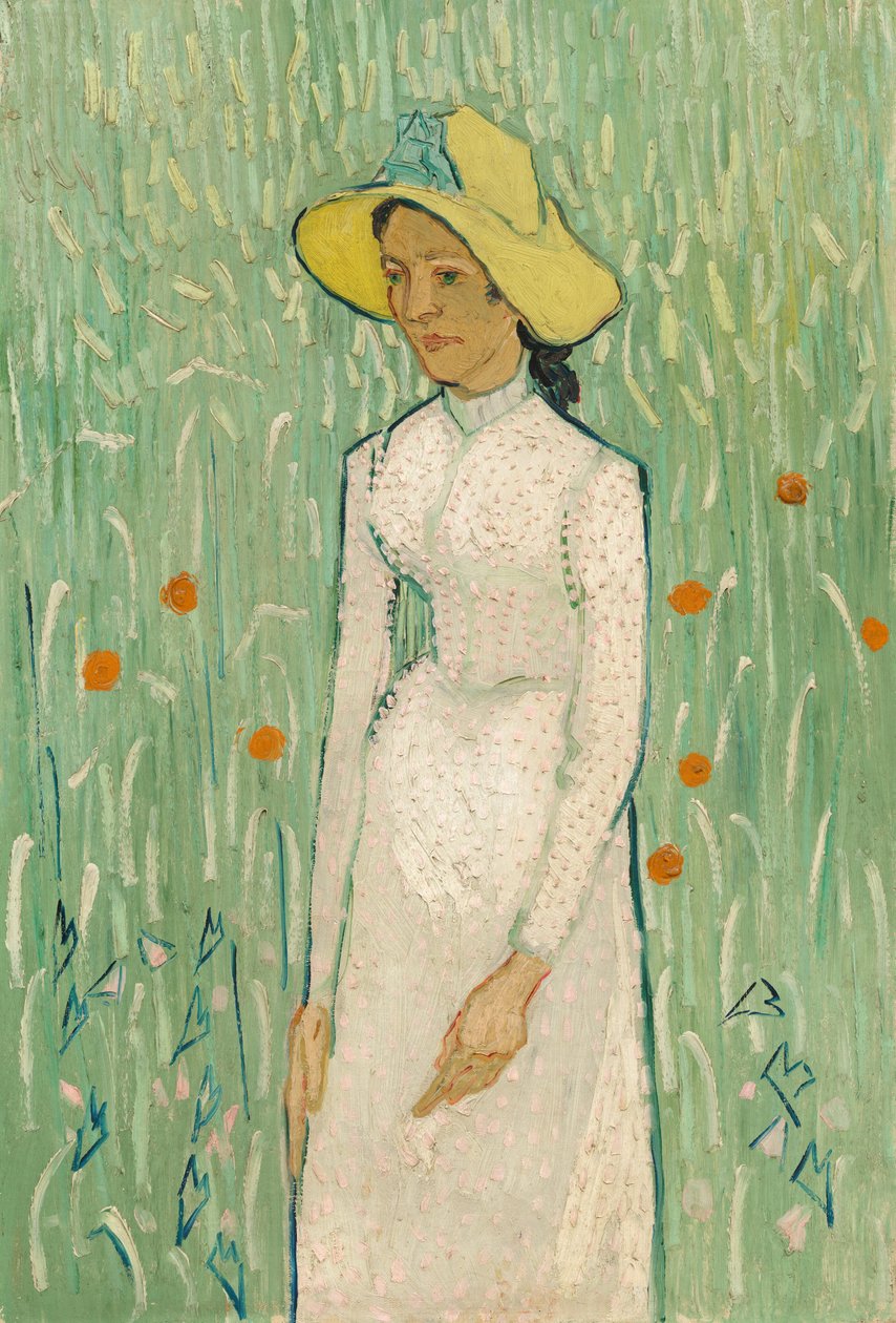 Beyazlı Kız, 1890. by Vincent van Gogh