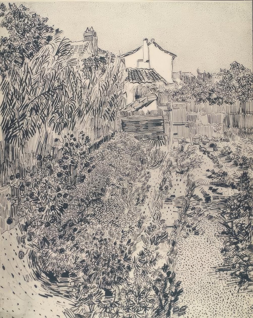 Küçük yazlık bahçe by Vincent van Gogh