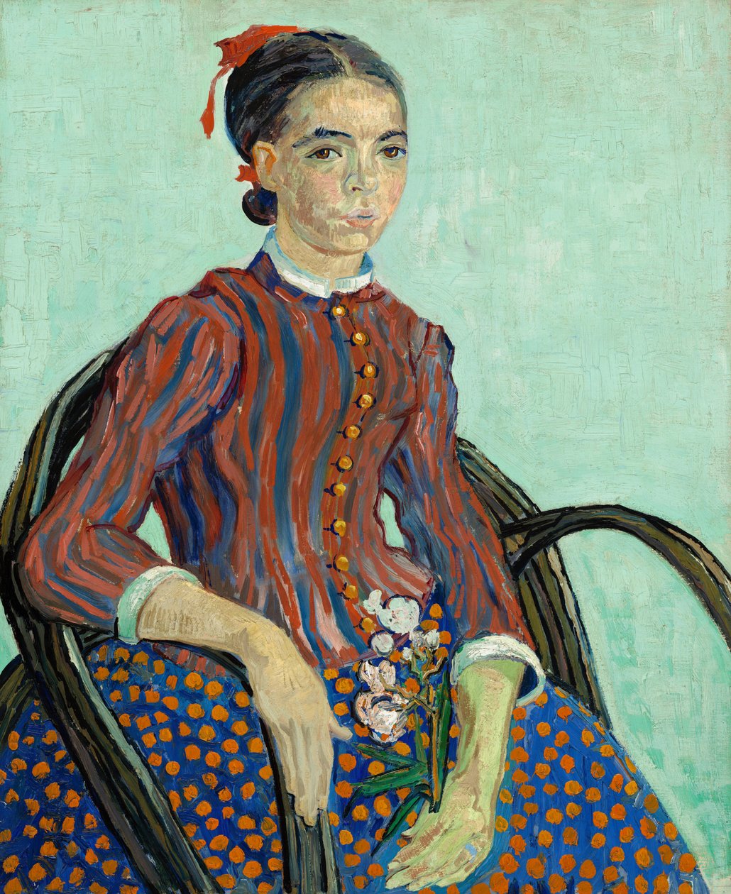 La Mousme, 1888. by Vincent van Gogh