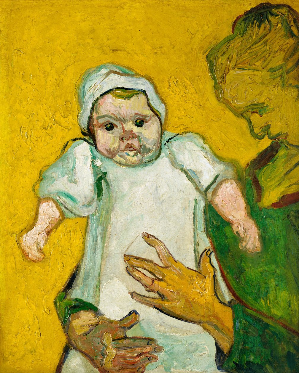 Madam Roulin ve Bebeği, 1888. by Vincent van Gogh