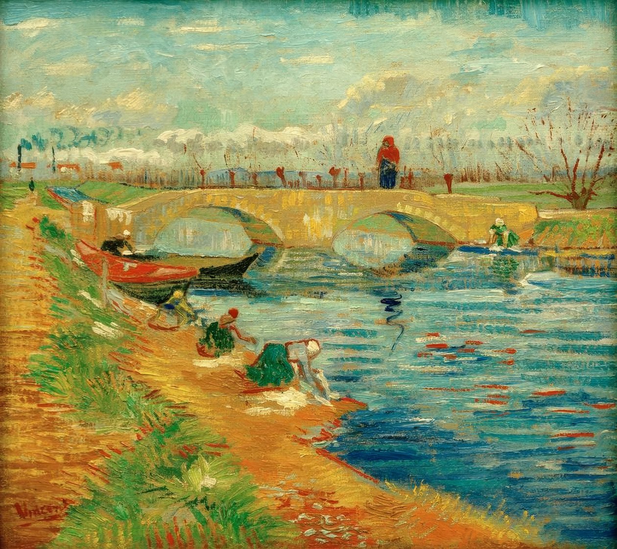 Gleize bei Arles Köprüsü by Vincent van Gogh