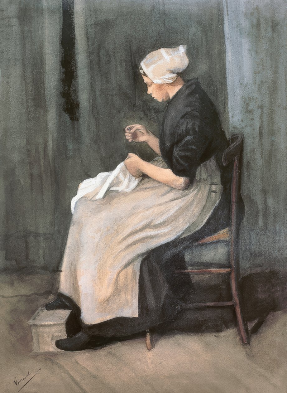 Scheveninger Naherin by Vincent van Gogh