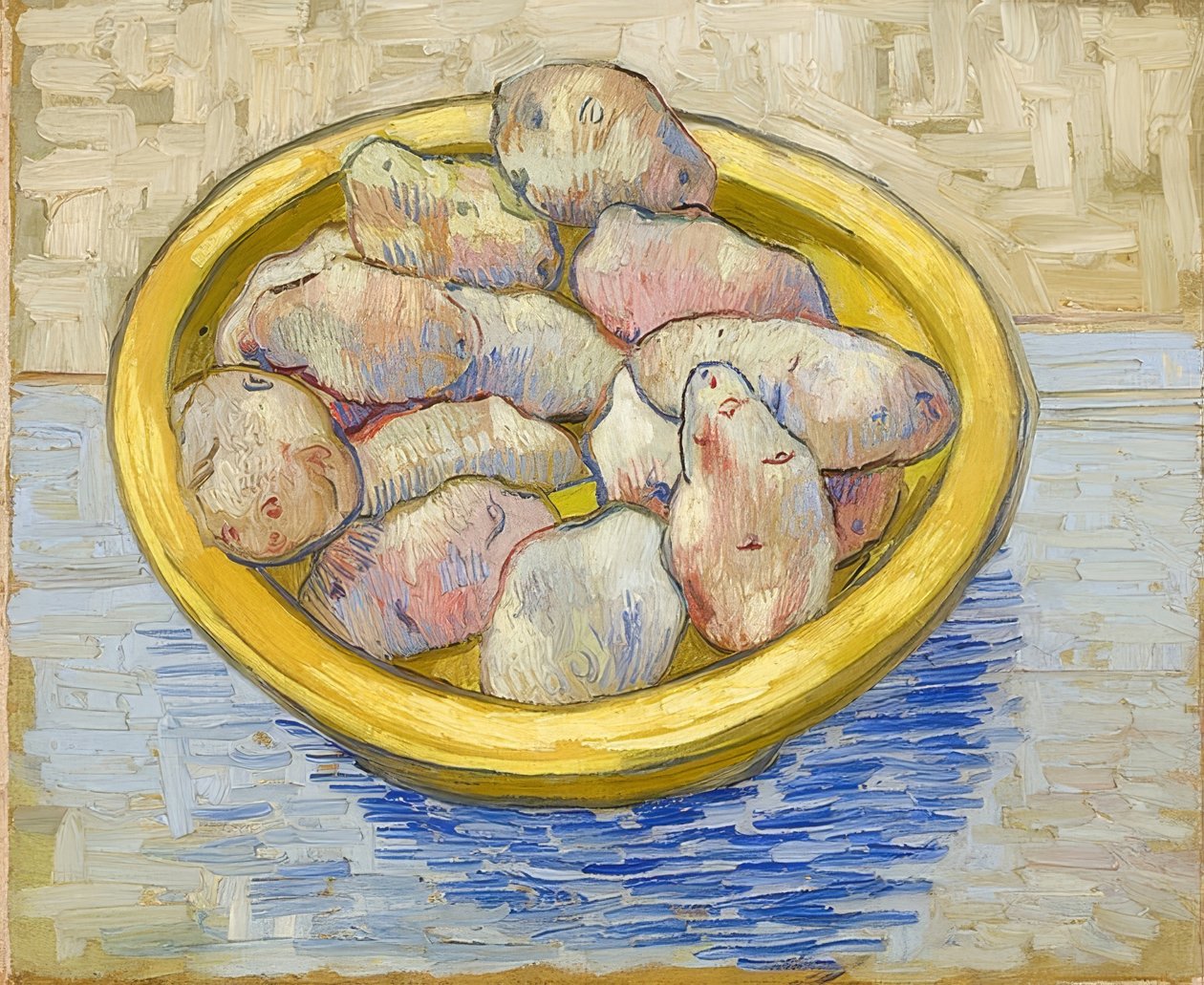 Patates ile natürmort. 1888 by Vincent van Gogh