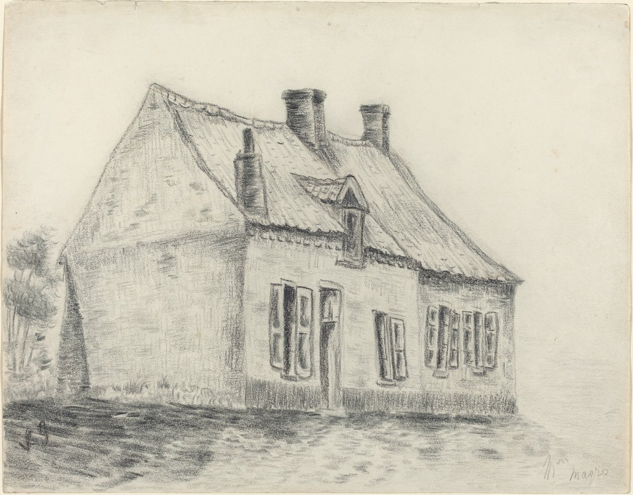 Magrot Evi, Cuesmes, c. 18791880. by Vincent van Gogh