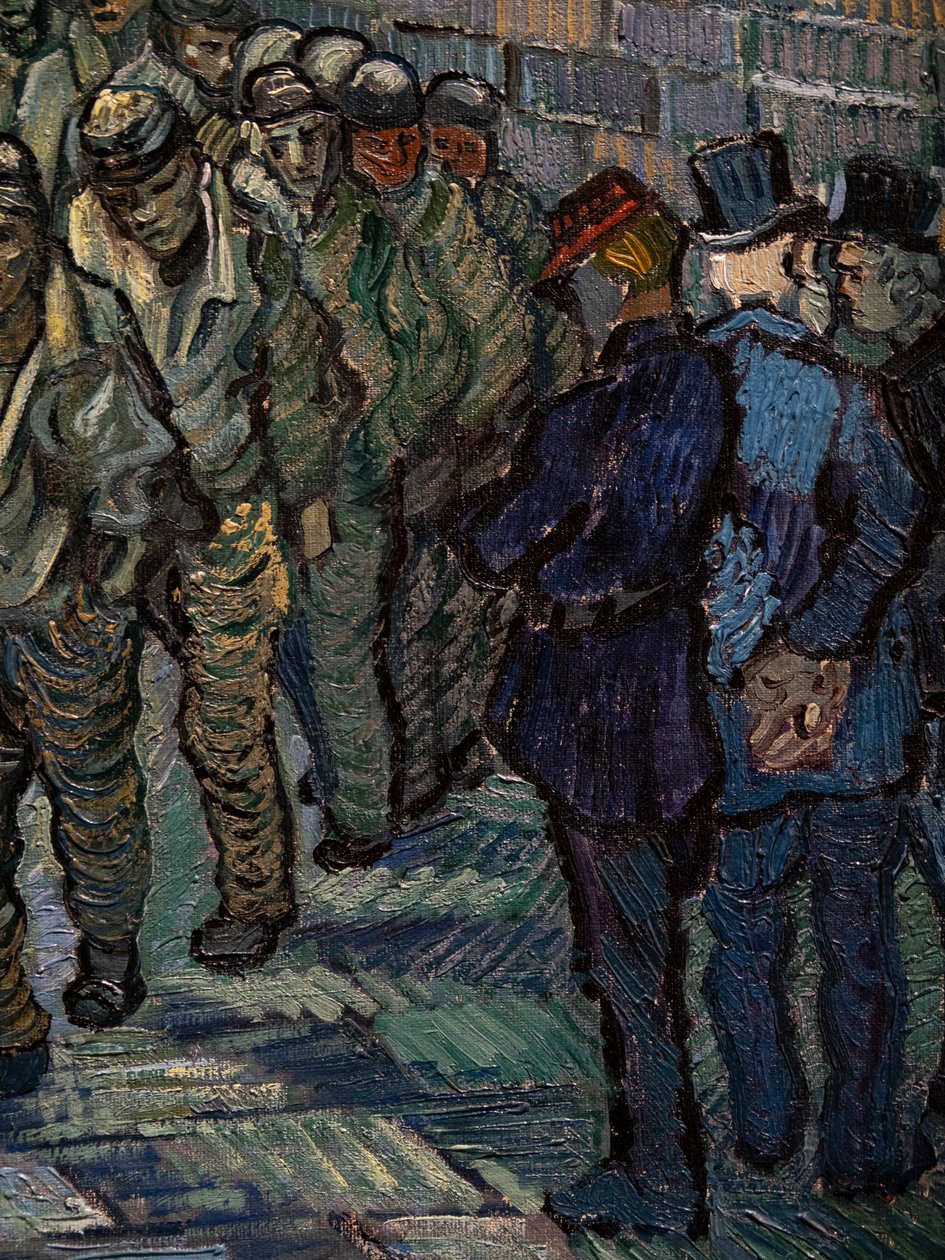 Hapishane Avlusu (detay) by Vincent van Gogh