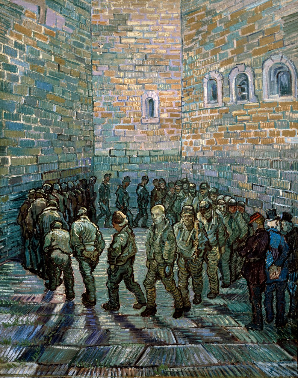 Hapishane Avlusu, 1890. by Vincent van Gogh