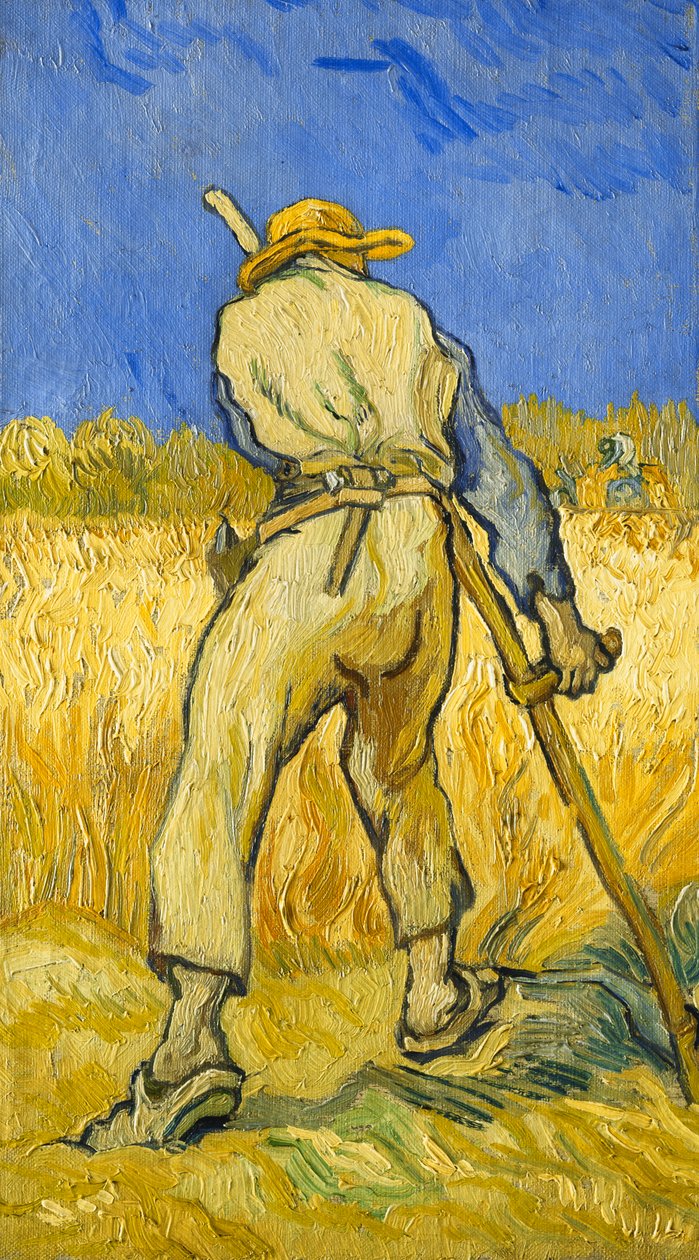 Azrail; Biçerdöver, 1889 by Vincent van Gogh