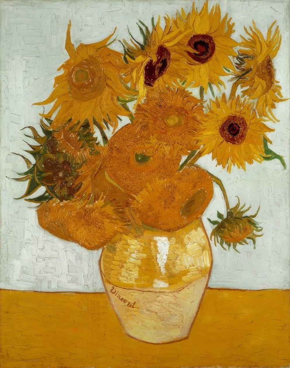 Ayçiçeği ile vazo by Vincent van Gogh