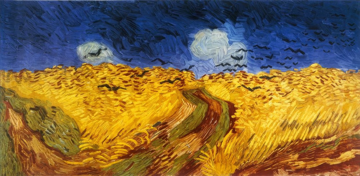 Kuzgunlar ile buğday alanı by Vincent van Gogh