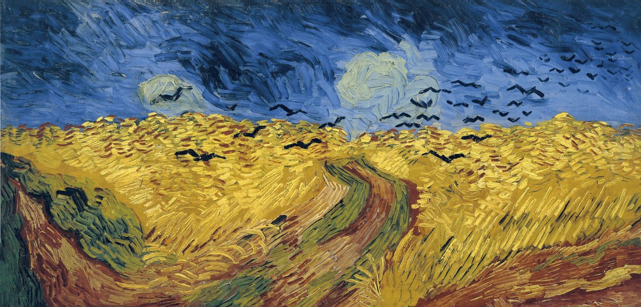 kargalar ile buğday tarlası by Vincent van Gogh