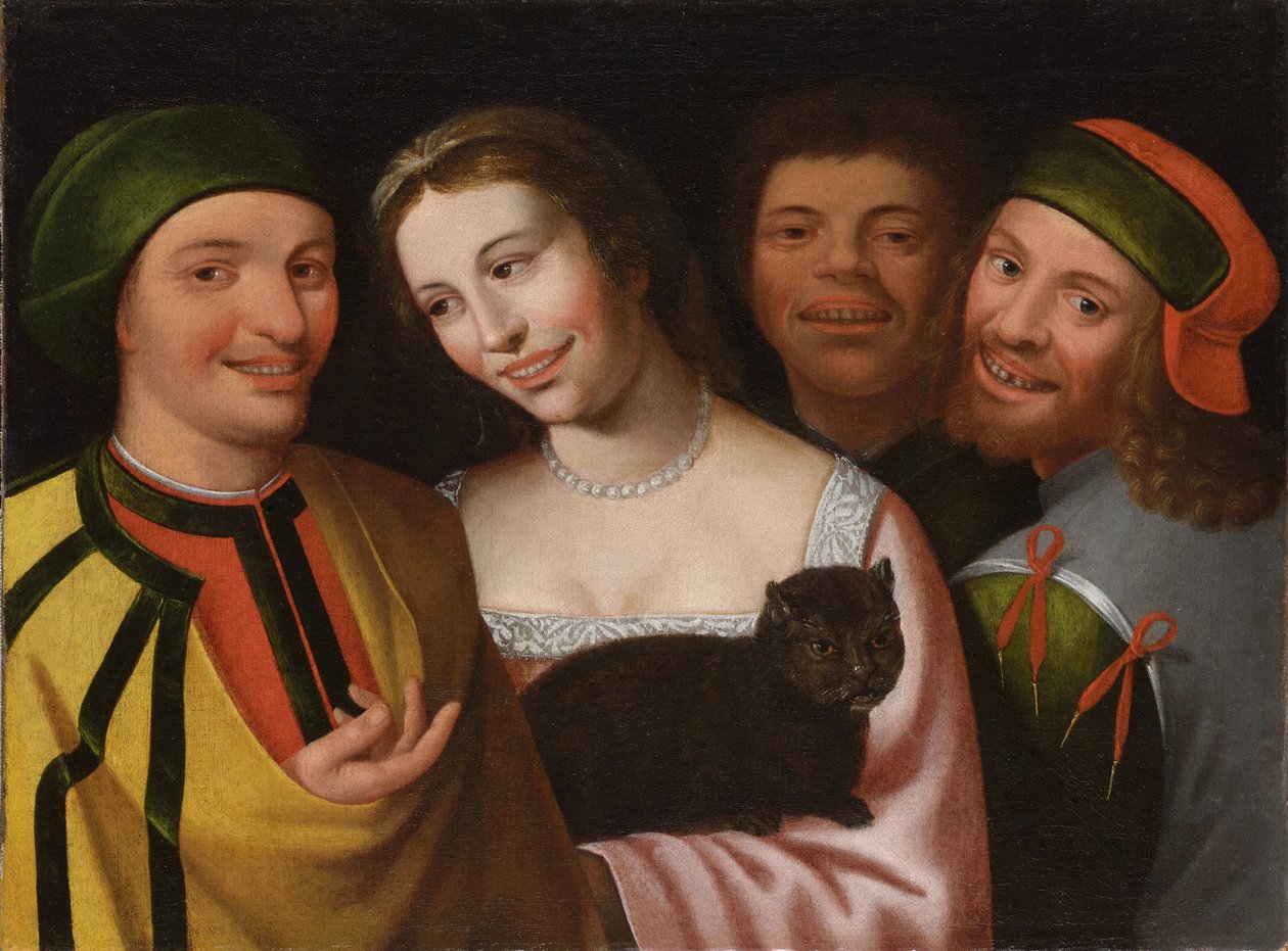 İkiyüzlülük Alegorisi. by Vincenzo Campi
