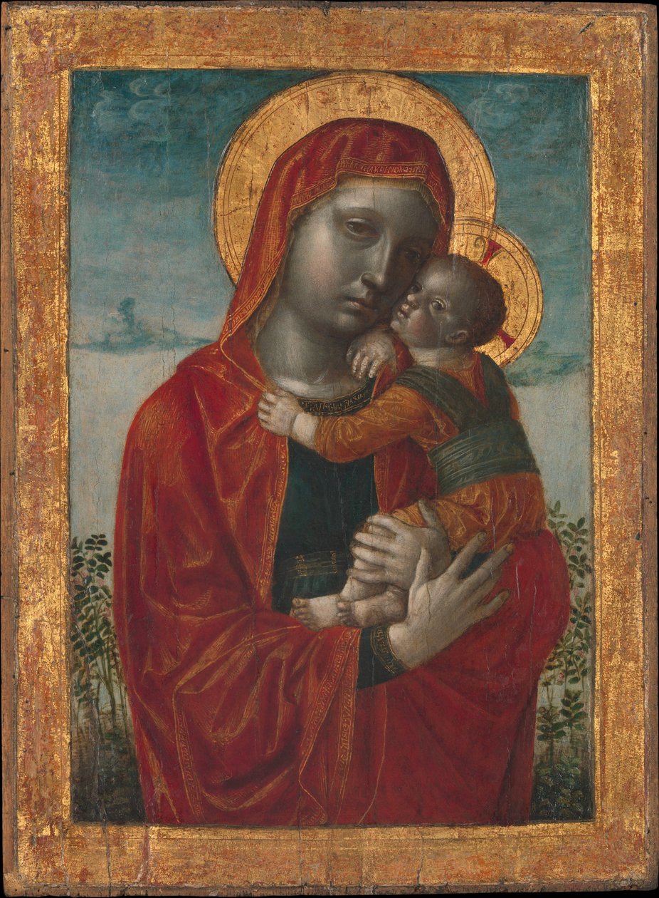 Madonna ve Çocuk, ca. 1480. by Vincenzo Foppa