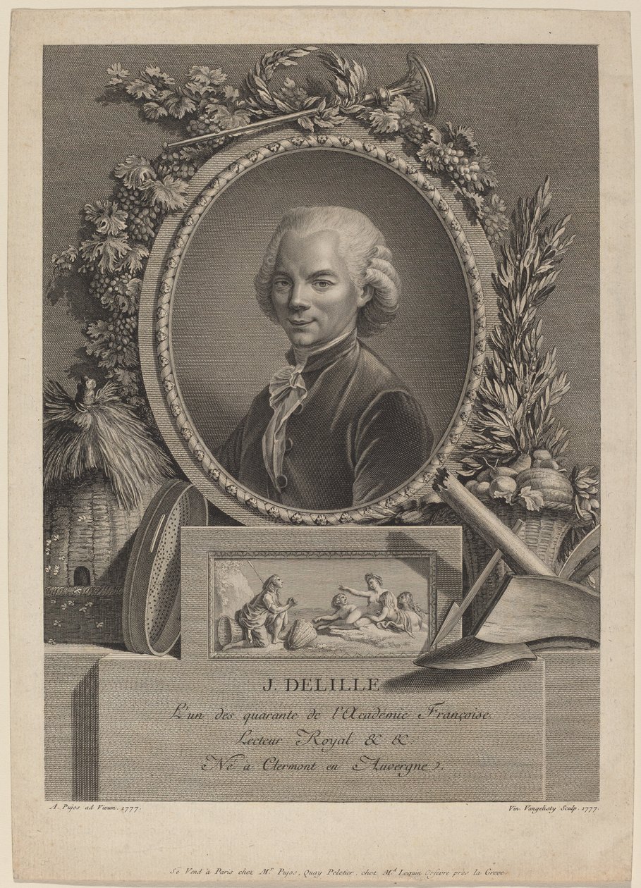 Jacques Delile by Vincenzo Vangelisti after André Pujos