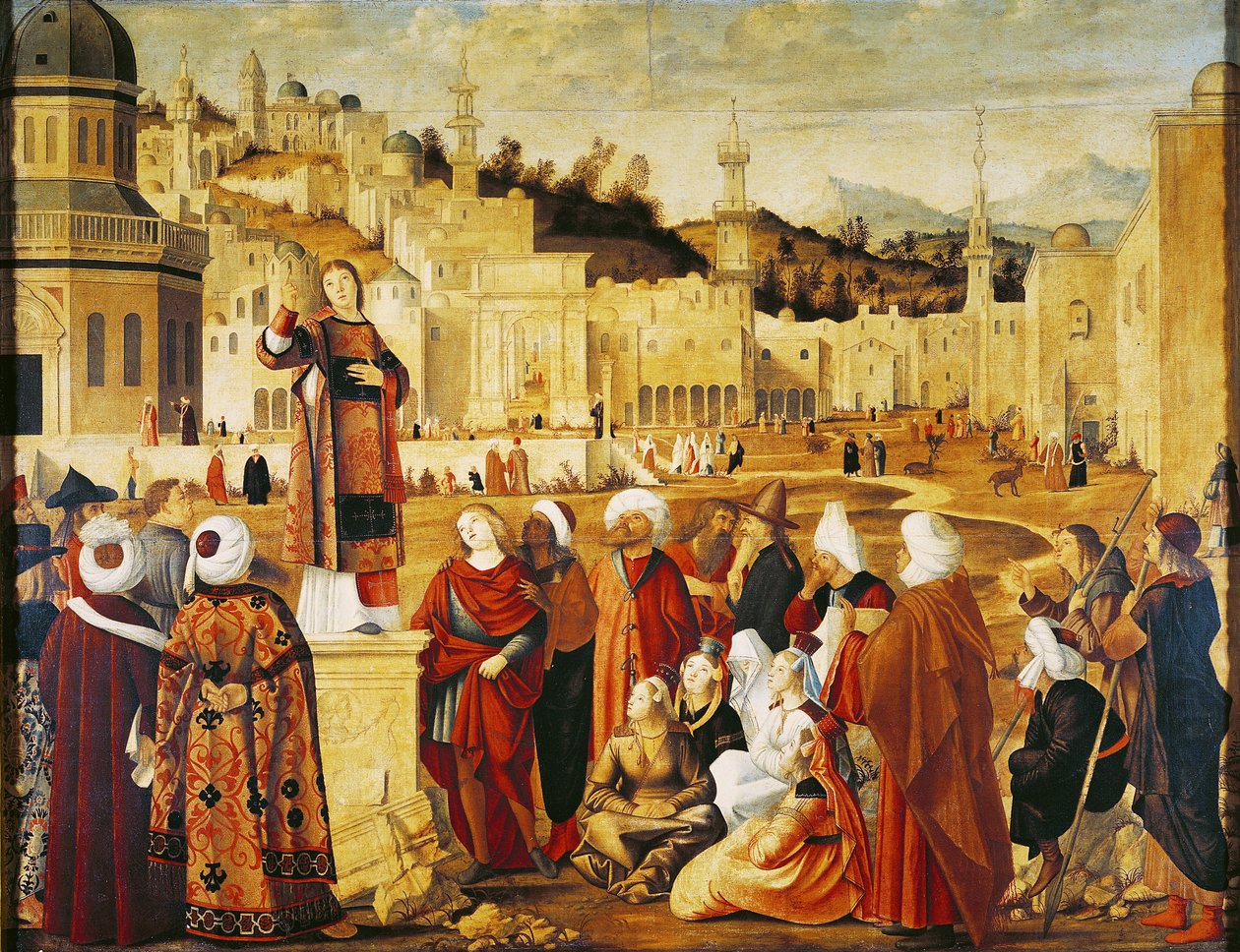 Aziz Stephen Vaaz by Vittore Carpaccio