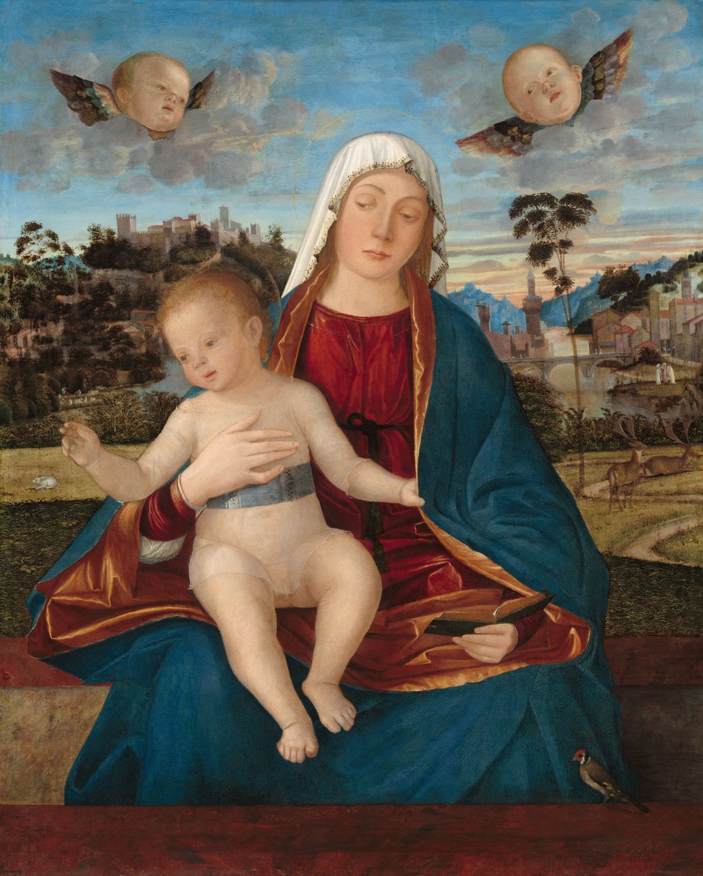 Vittore Carpaccio - Madonna ve kutsama çocuğu by Vittore Carpaccio