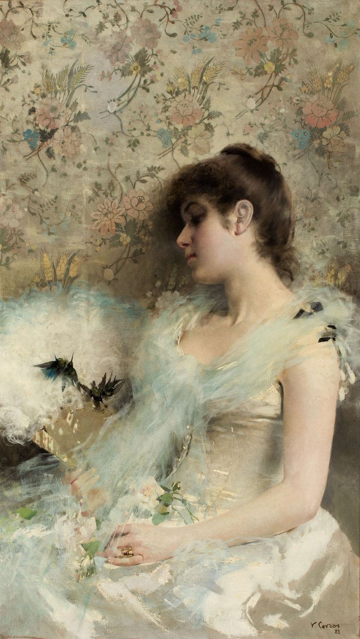 Sinekkuşu, 1883. by Vittorio Matteo Corcos