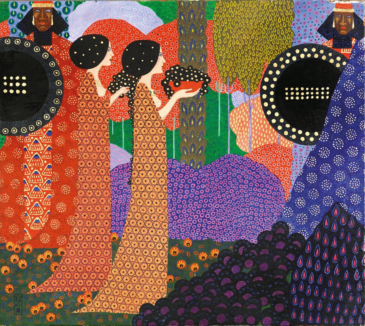 Bin Bir Gece, 1914. by Vittorio Zecchin