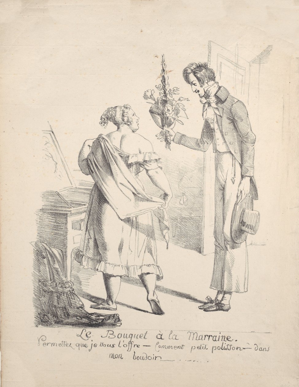 Vaftiz Annesinin Buketi, yak. 1800-1825. by Vivant Denon
