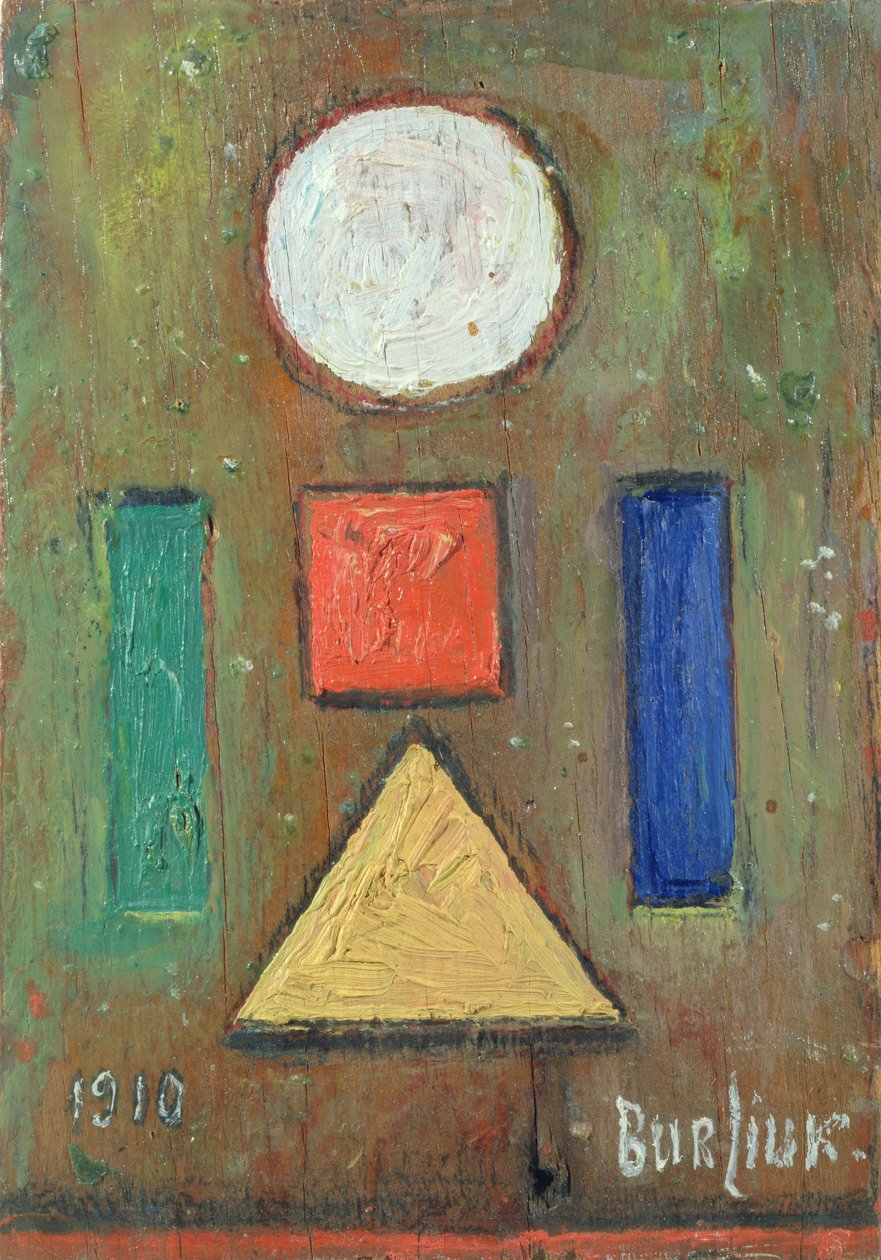 Cezanne'a Saygı by Vladimir Davidovich Burliuk