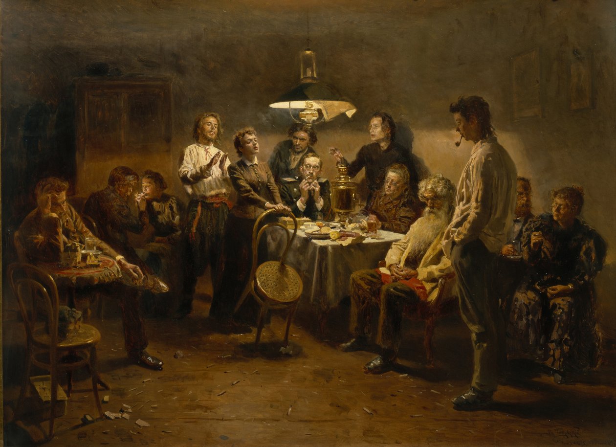 Keyifli Bir Akşam, 1875-1897 by Vladimir Egorovic Makovsky