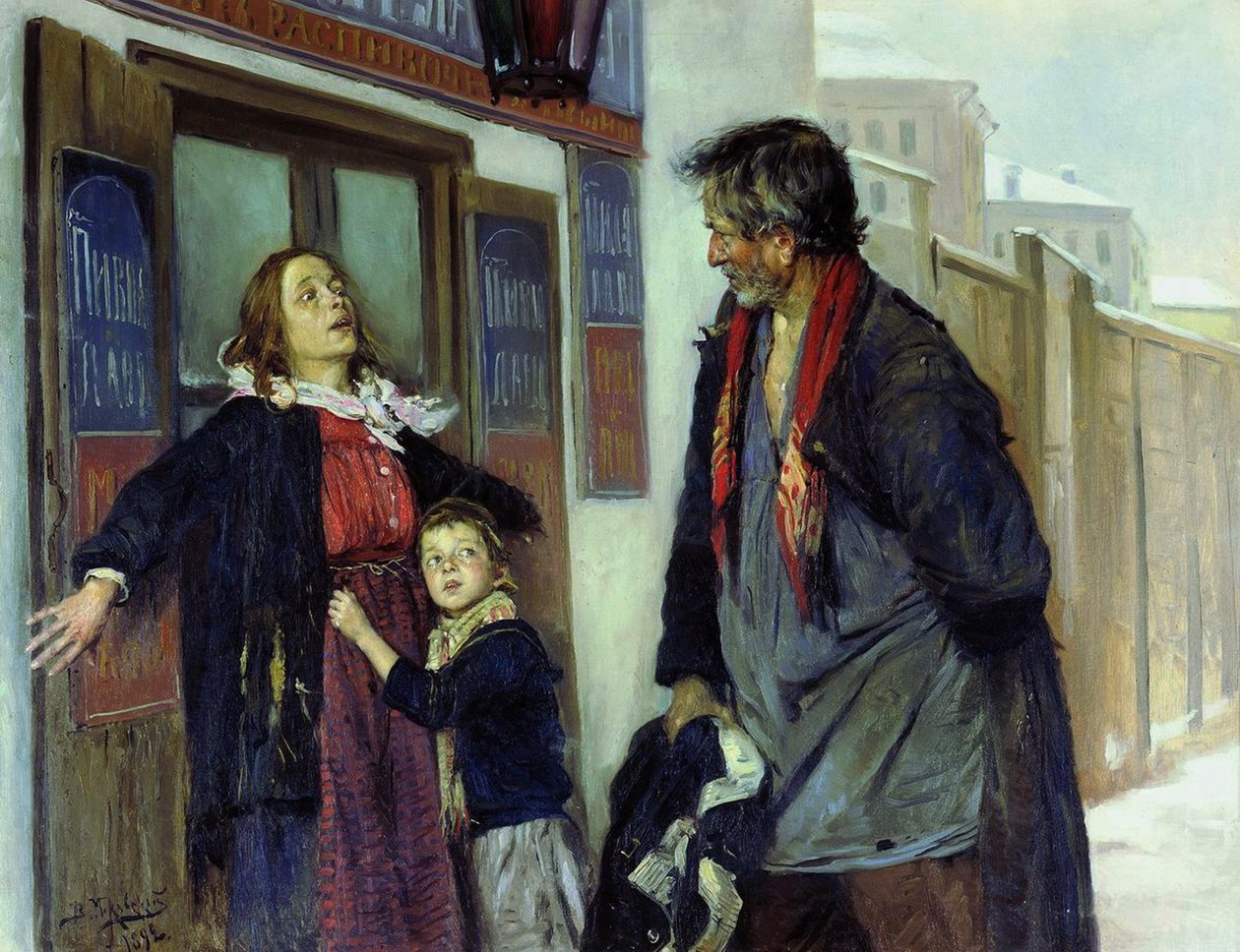 içeri almam!, 1892 by Vladimir Egorovic Makovsky