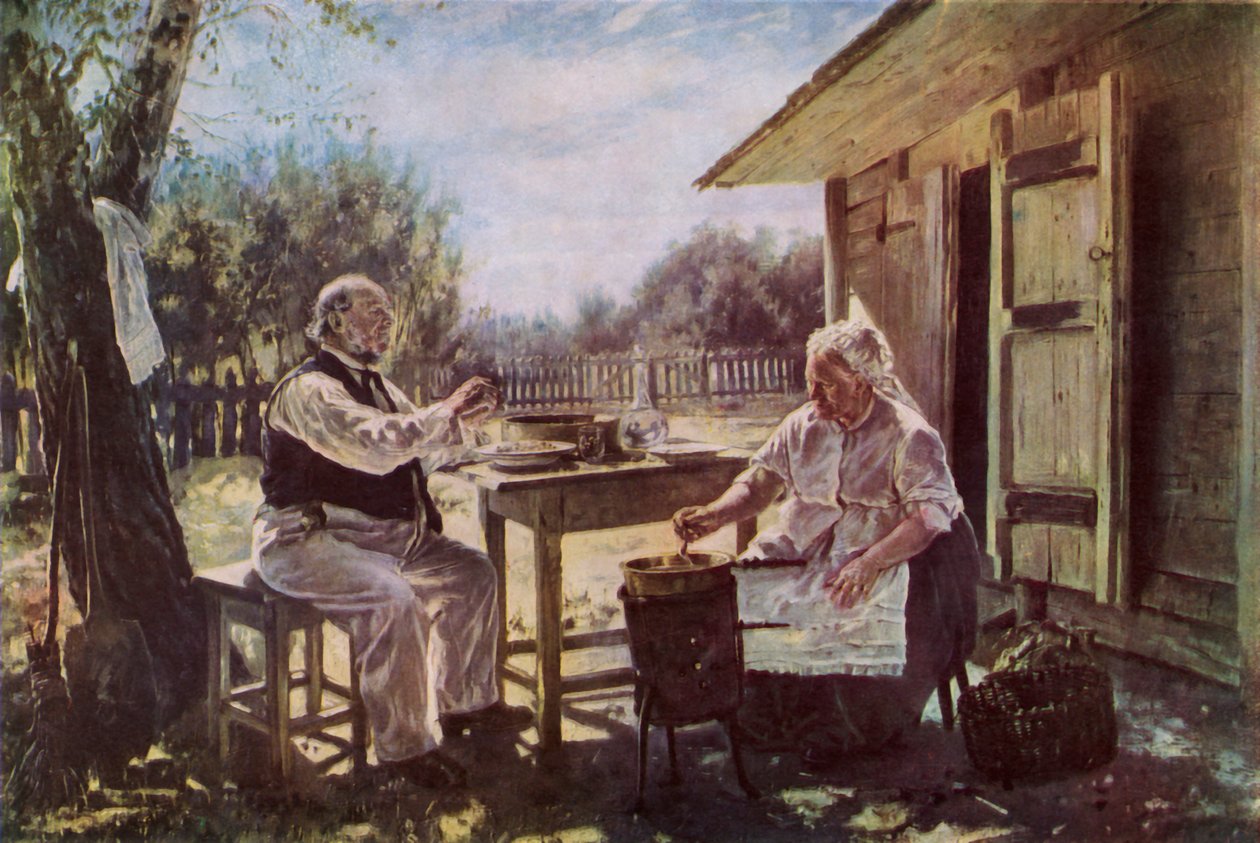 Reçel Yapma, 1876, 1965. by Vladimir Egorovic Makovsky