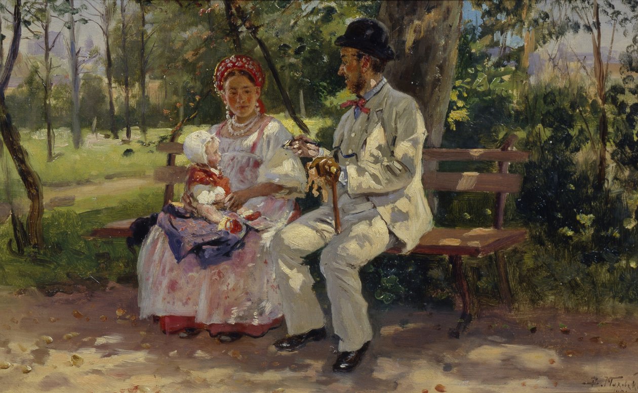 Bulvarda, 1894 by Vladimir Egorovic Makovsky