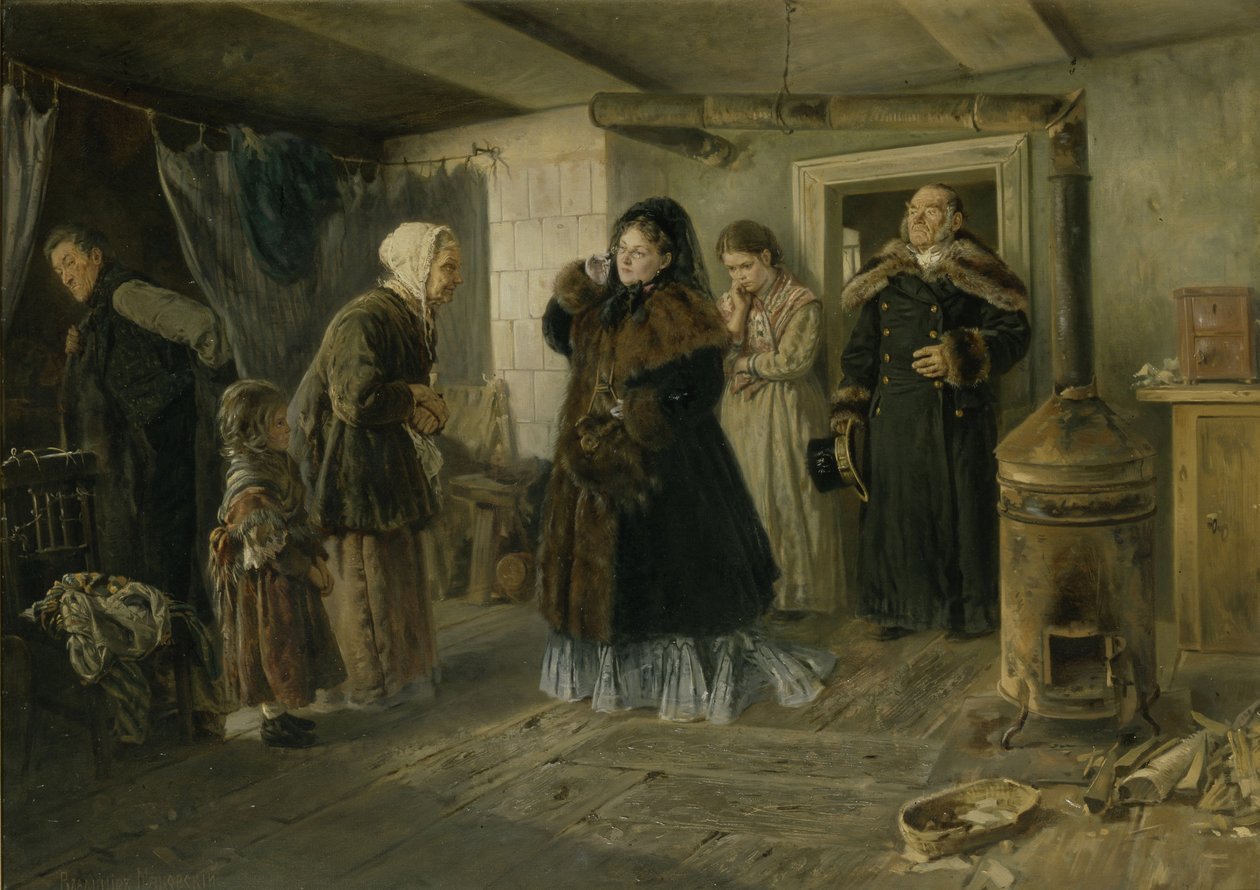 Hayırseverler, 1874 by Vladimir Egorovic Makovsky