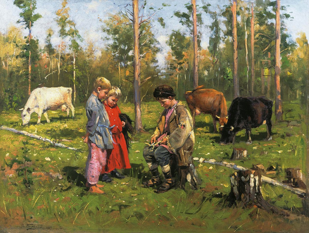 Çoban Oğlanları, 1903-1904 by Vladimir Egorovic Makovsky
