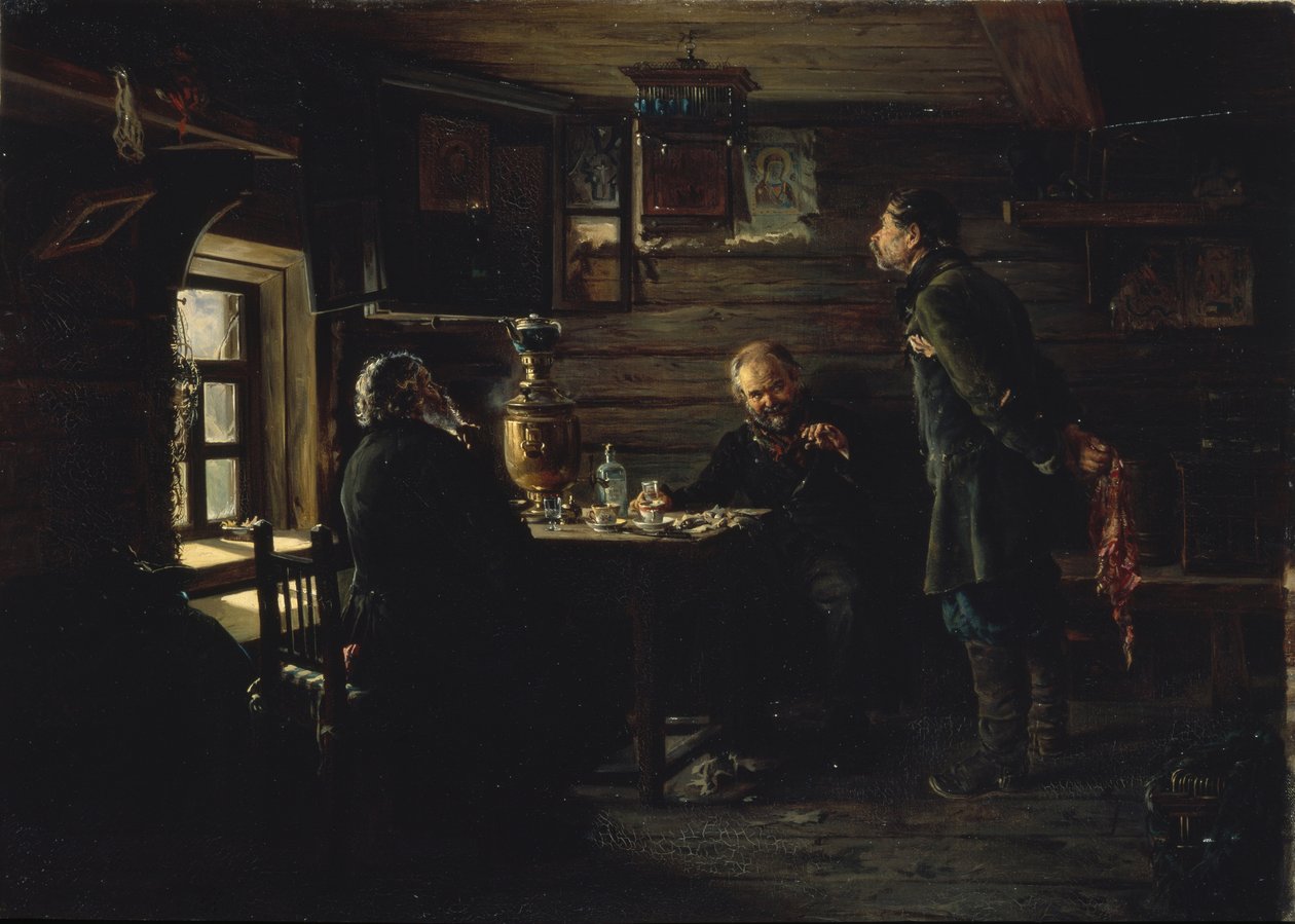 Bülbül Aşıkları, 1872-1873 by Vladimir Egorovic Makovsky