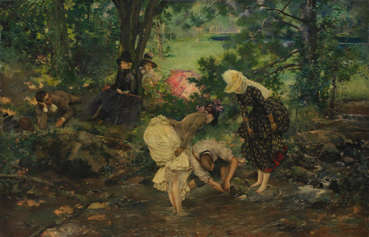 Ülkedeki Şirket, 1889 by Vojtech 1854 1925 Hynais
