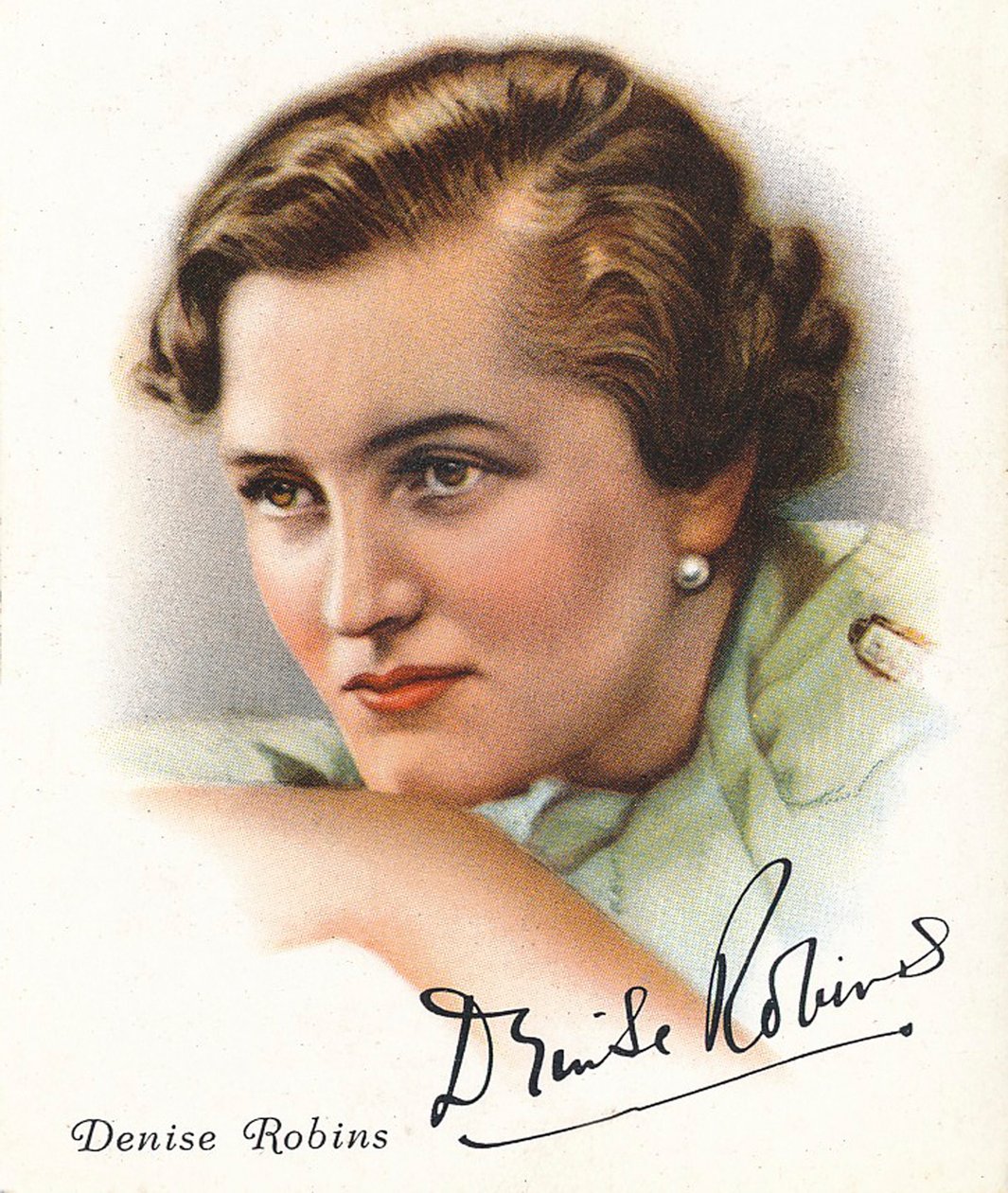 Denise Robins, 1937 by WD and HO Wills