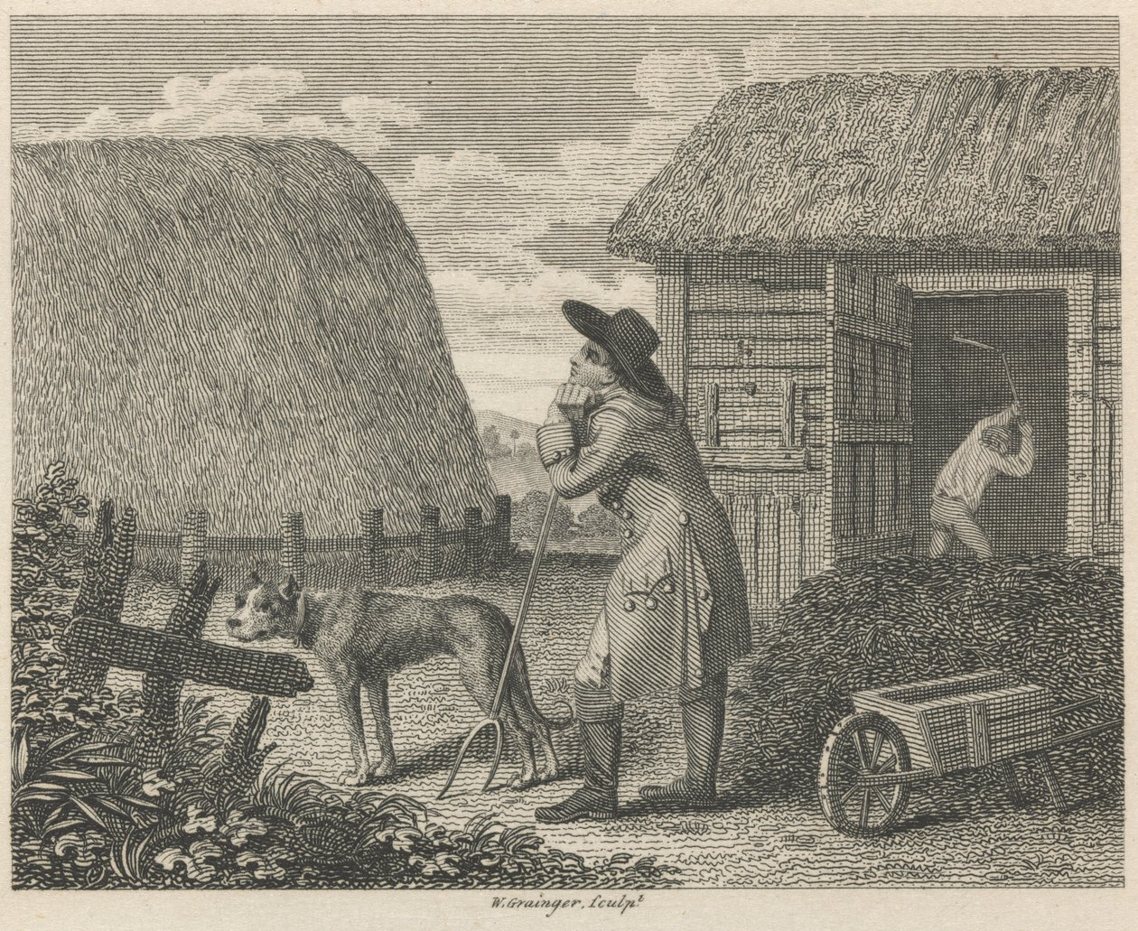 Arpa biçme ve gübre by W. Grainger