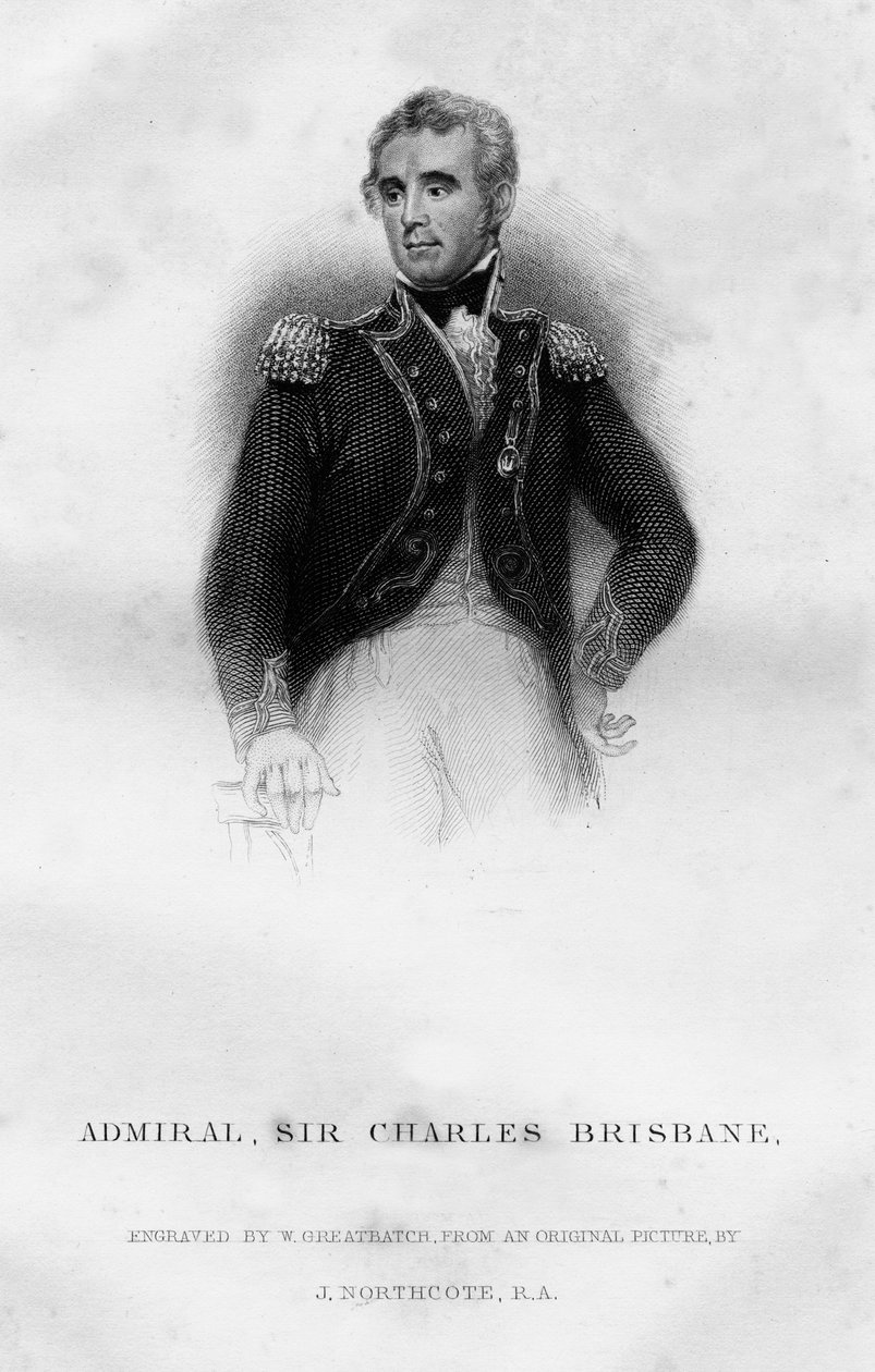 Amiral Sir Charles Brisbane 1769-1829, 1837. by W. Greatbatch