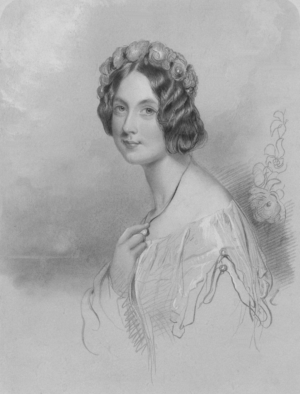 Sayın Helen Duncombe, 19. yüzyılın ortalarında. by W. H. Egleton