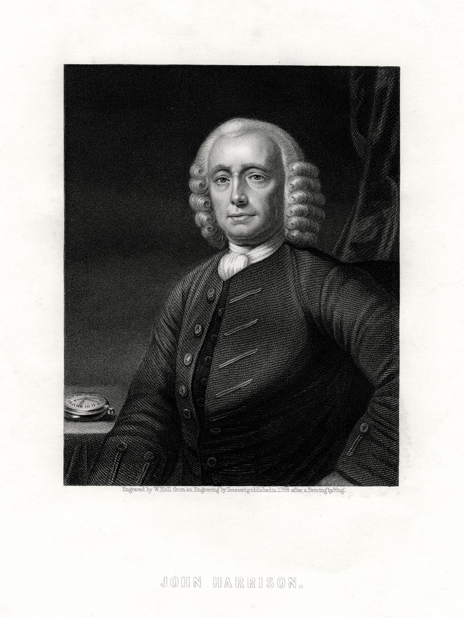 John Harrison, İngiliz saat yapımcısı, 19. yüzyıl. by W. Holl