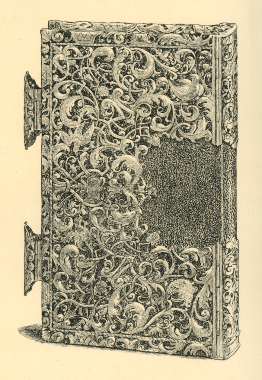 Gümüş yaldızlı kitap kapağı, 1881. by W Jones