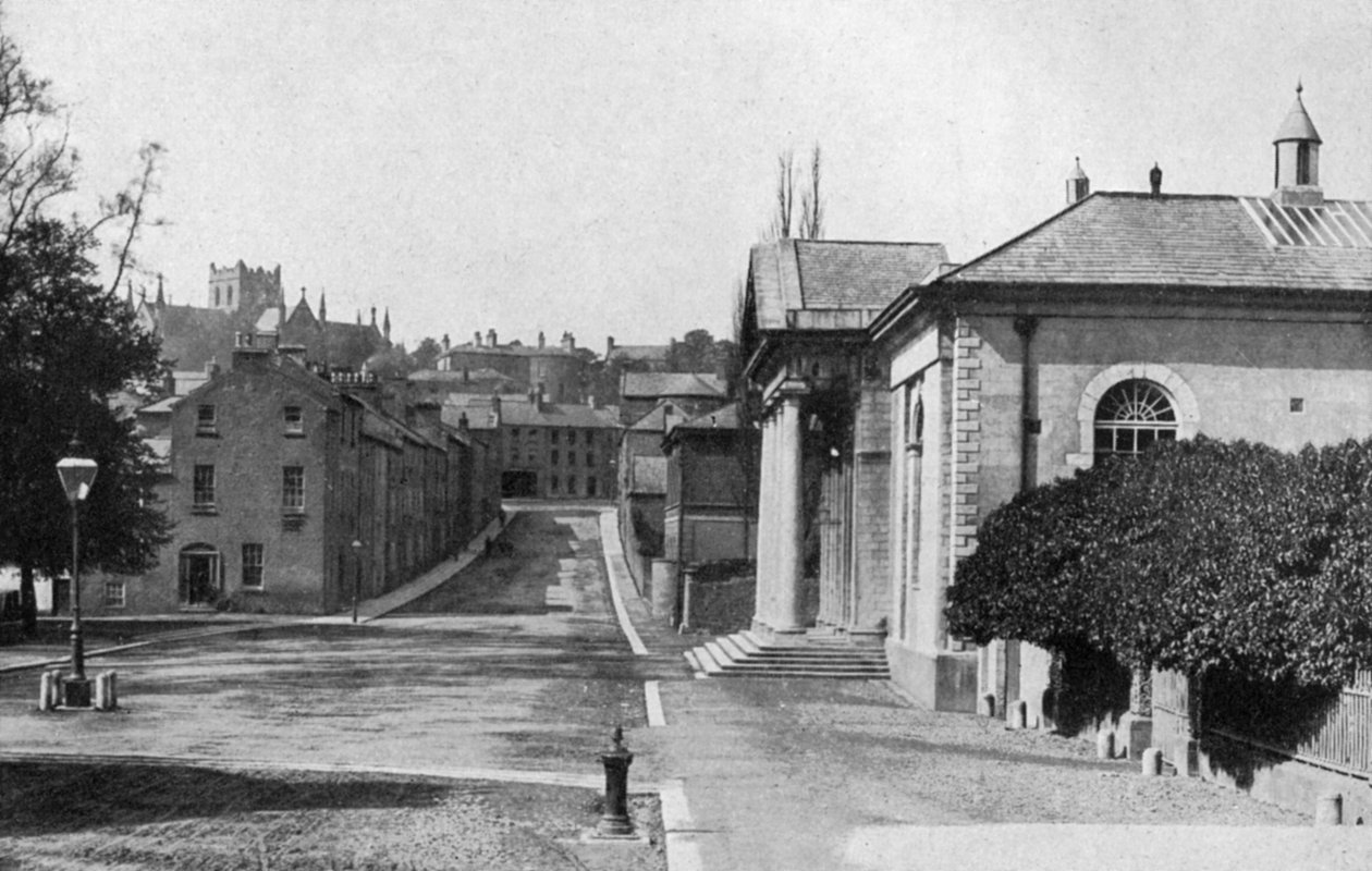 College Street, Armagh, Kuzey İrlanda, 1924-1926 by W. Lawrence
