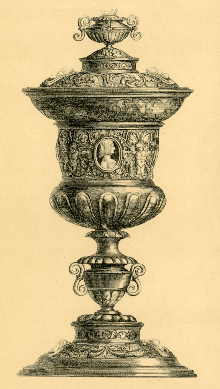 Gümüş fincan ve kapak, c1550, 1881. by W. M. McGill
