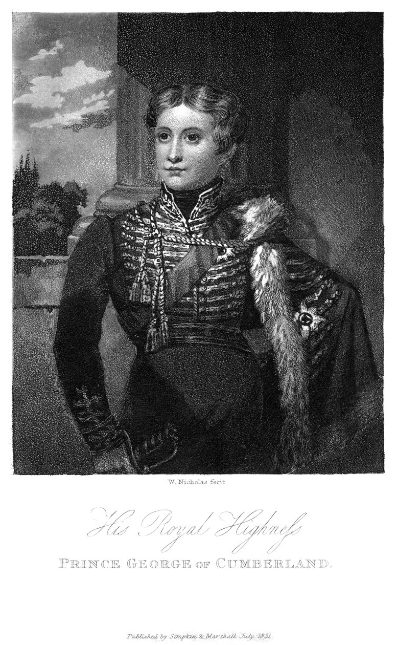 Cumberland Prensi George, 1831 by W. Nicholas