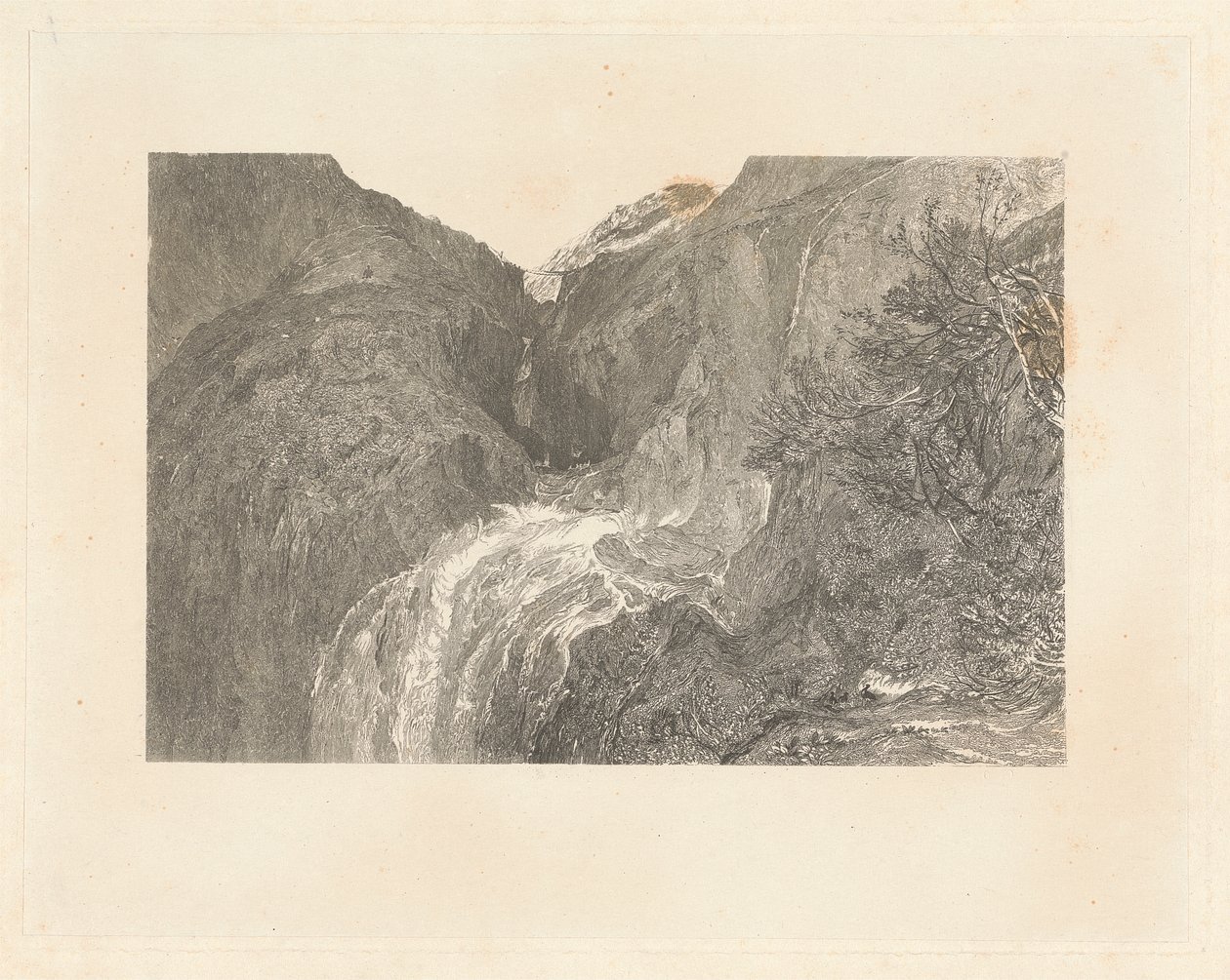 Tees Nehri Üzerindeki Zincir Köprü by W. R. Smith