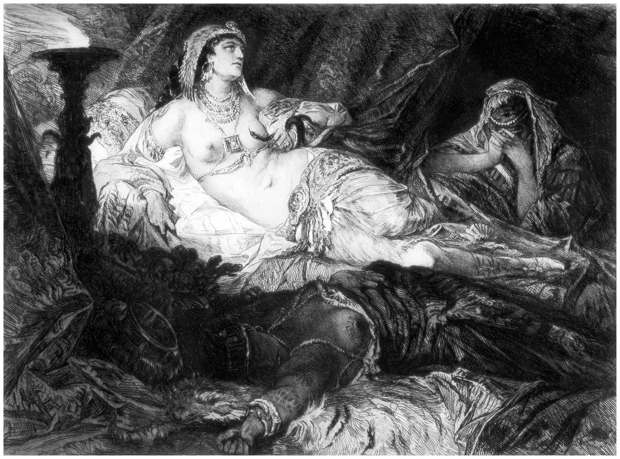 Kleopatra, c1880-1882. by W. Unger