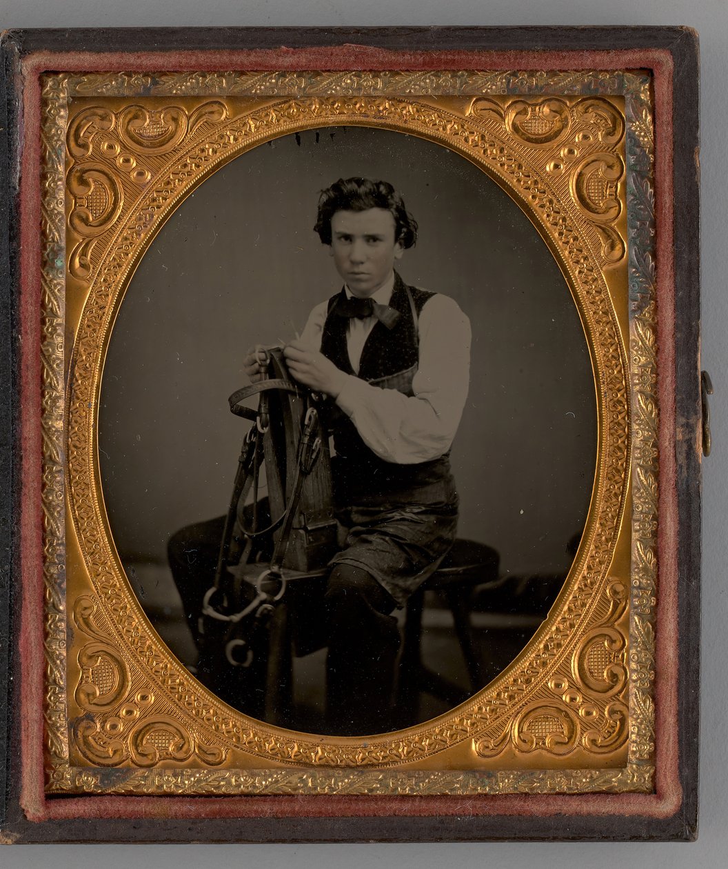 İsimsiz Edward France, Harness Maker, 1860. by Wade P. Canal