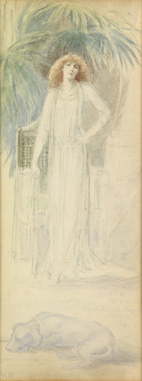 Sarah Bernhardt by Walford Graham Robertson