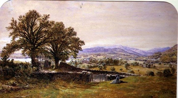 Manzaradaki Bayan, Ambleside by Waller Hugh Paton