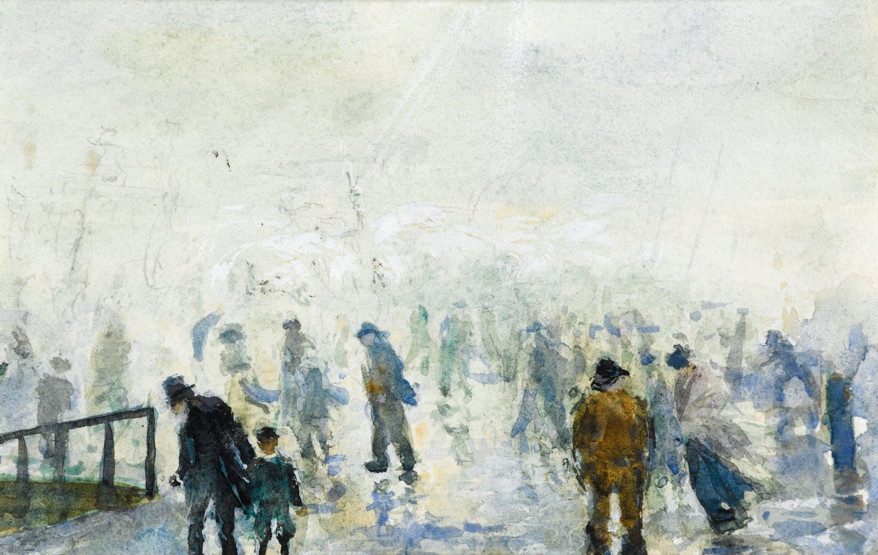 Pazar günü, Anvers by Walter Bonner Gash