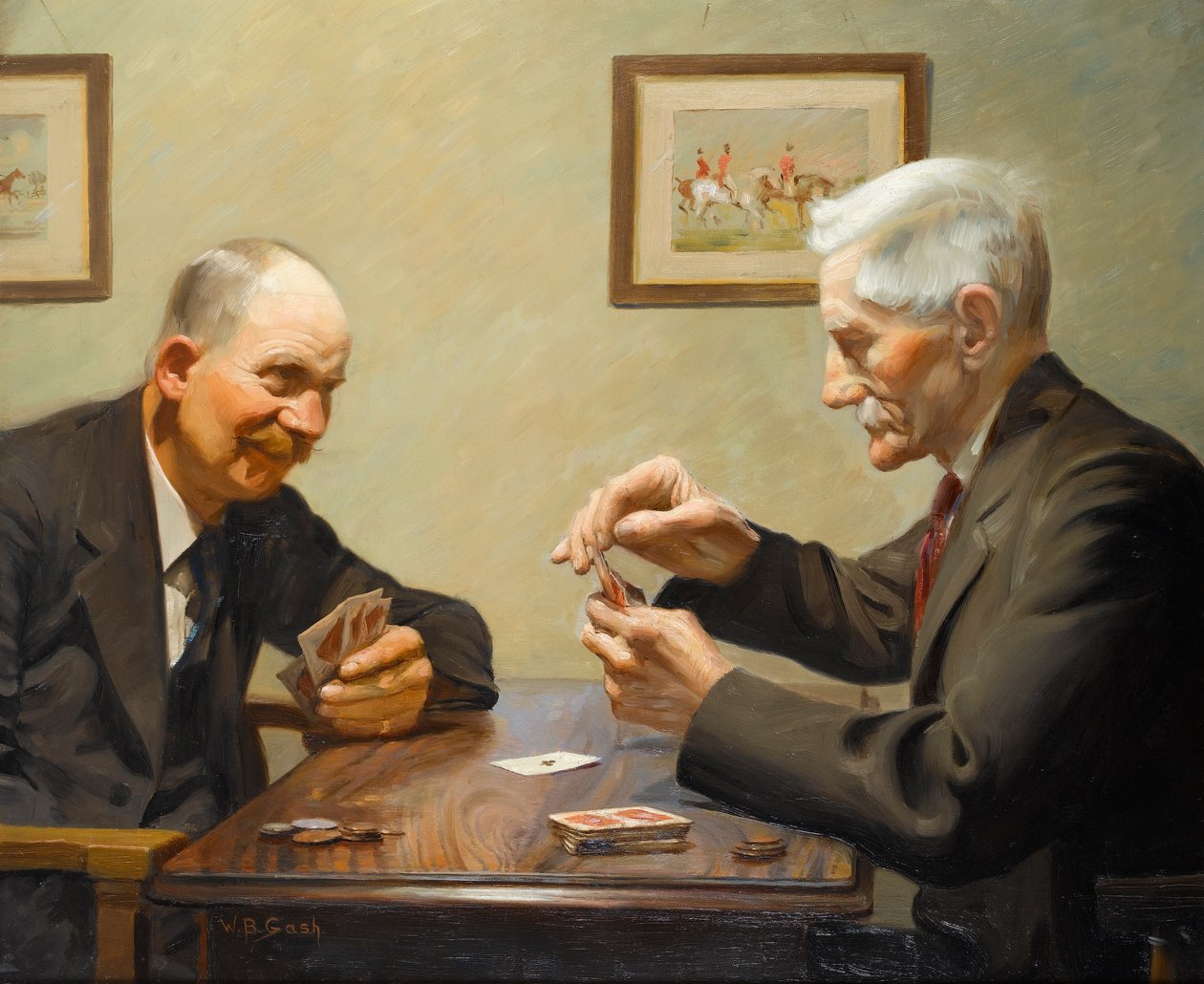 Erkekler Oyun Kağıtları by Walter Bonner Gash