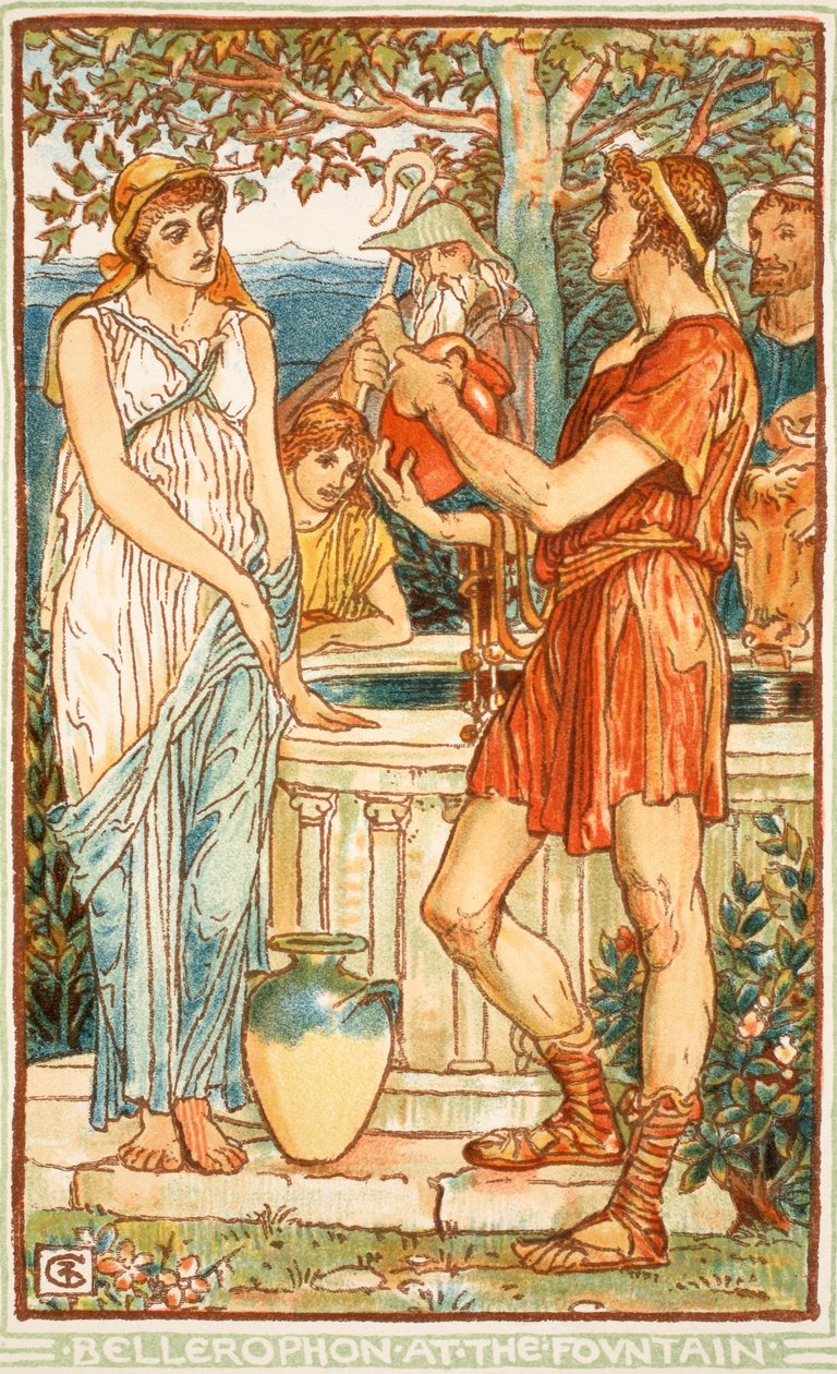 Çeşmede Bellerophon, Nathaniel Hawthorne